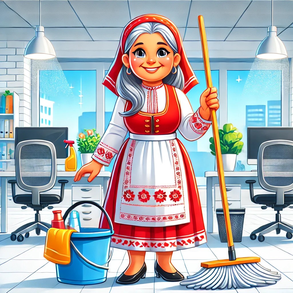 ✨ Баба Марта приносит не только мартеницы, но и чистоту! ✨